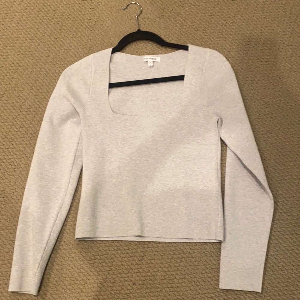 GOOD AMERICAN GRAY LONG SLEEVE